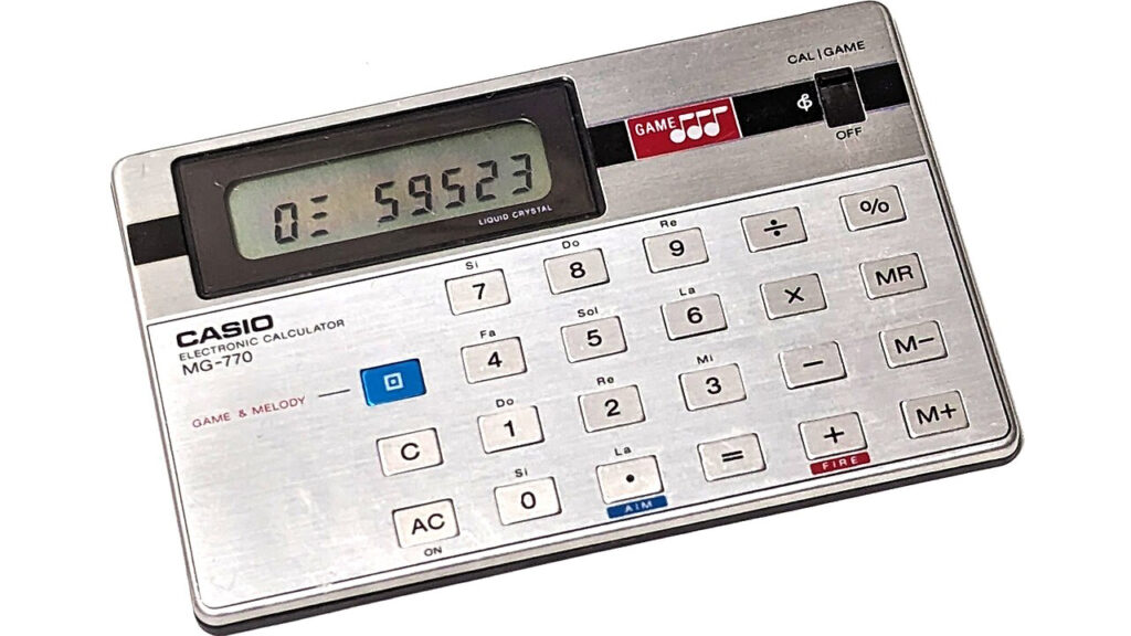 Old Casio calculator